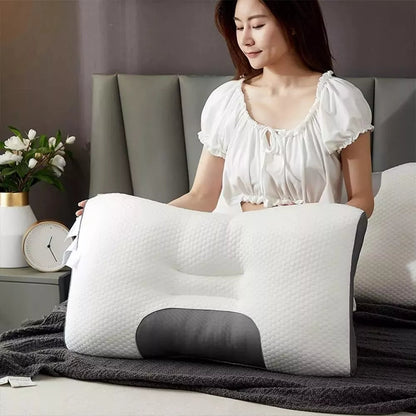 Almohada de punto ergonómica 3D