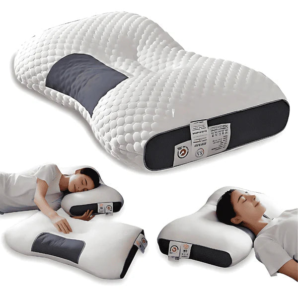 Almohada de punto ergonómica 3D