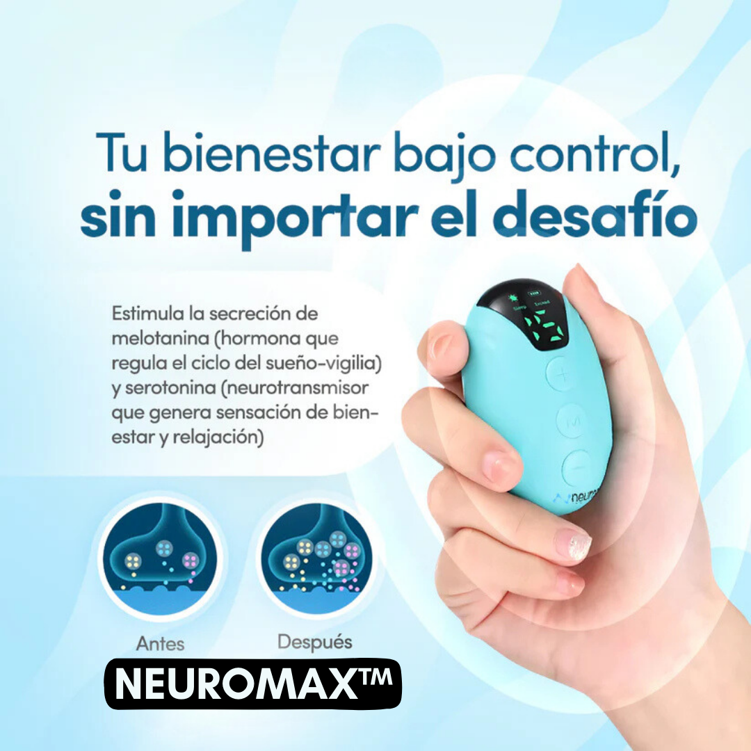 DISPOSITIVO CALMANTE DE ANSIEDAD Y ESTRES/ NEUROMAX™ + REGALO